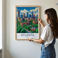 Atlanta Poster - Georgia Wall Art