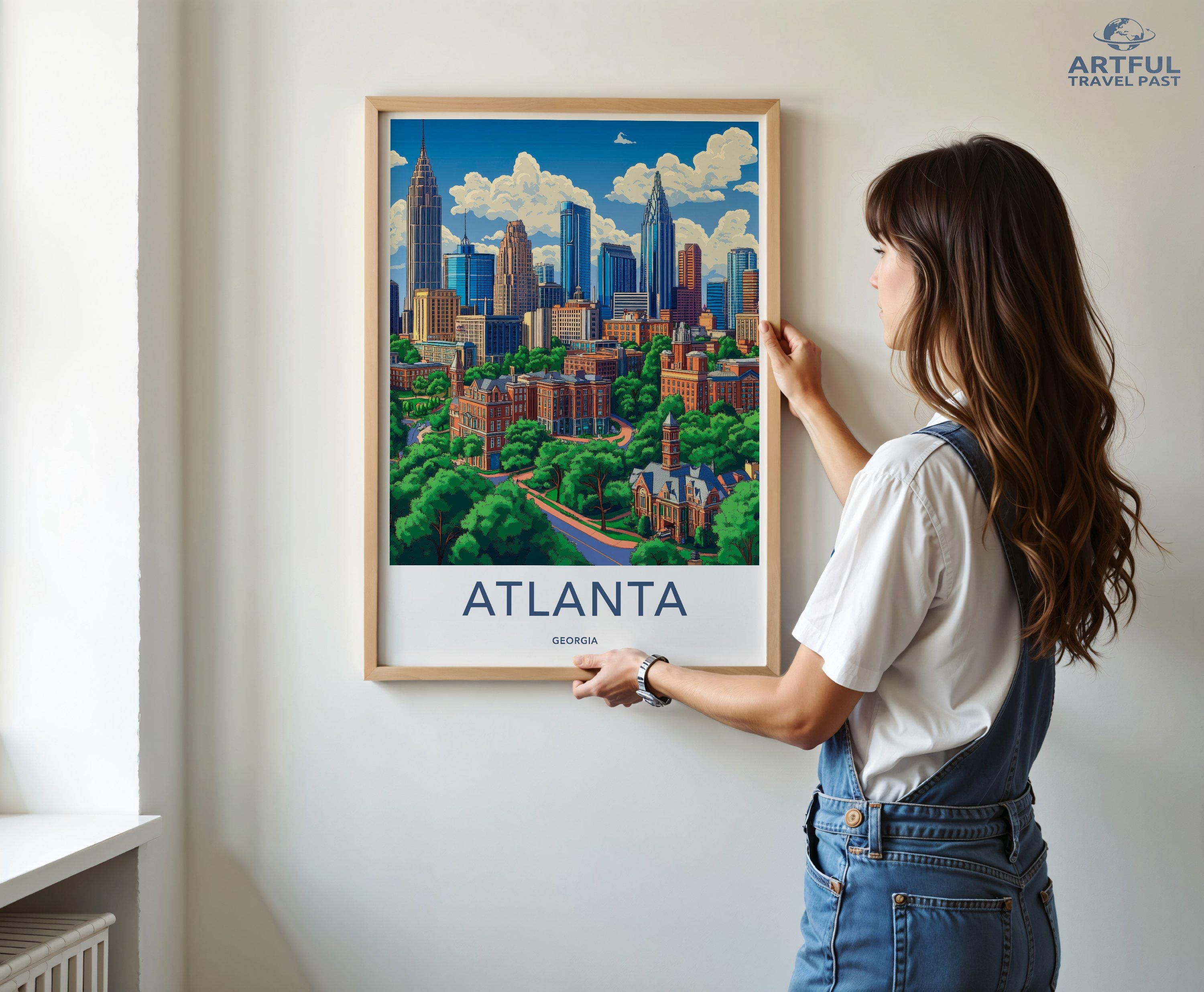Atlanta Poster - Georgia Wall Art