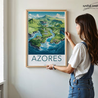 Azores Poster - Portugal Wall Art
