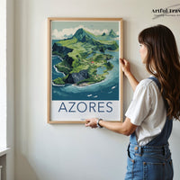 Azores Poster - Portugal Wall Art