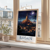 Bagan Poster - Myanmar Wall Art