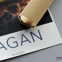 Bagan Poster - Myanmar Wall Art