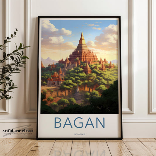 Bagan Poster - Myanmar Wall Art