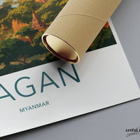 Bagan Poster - Myanmar Wall Art