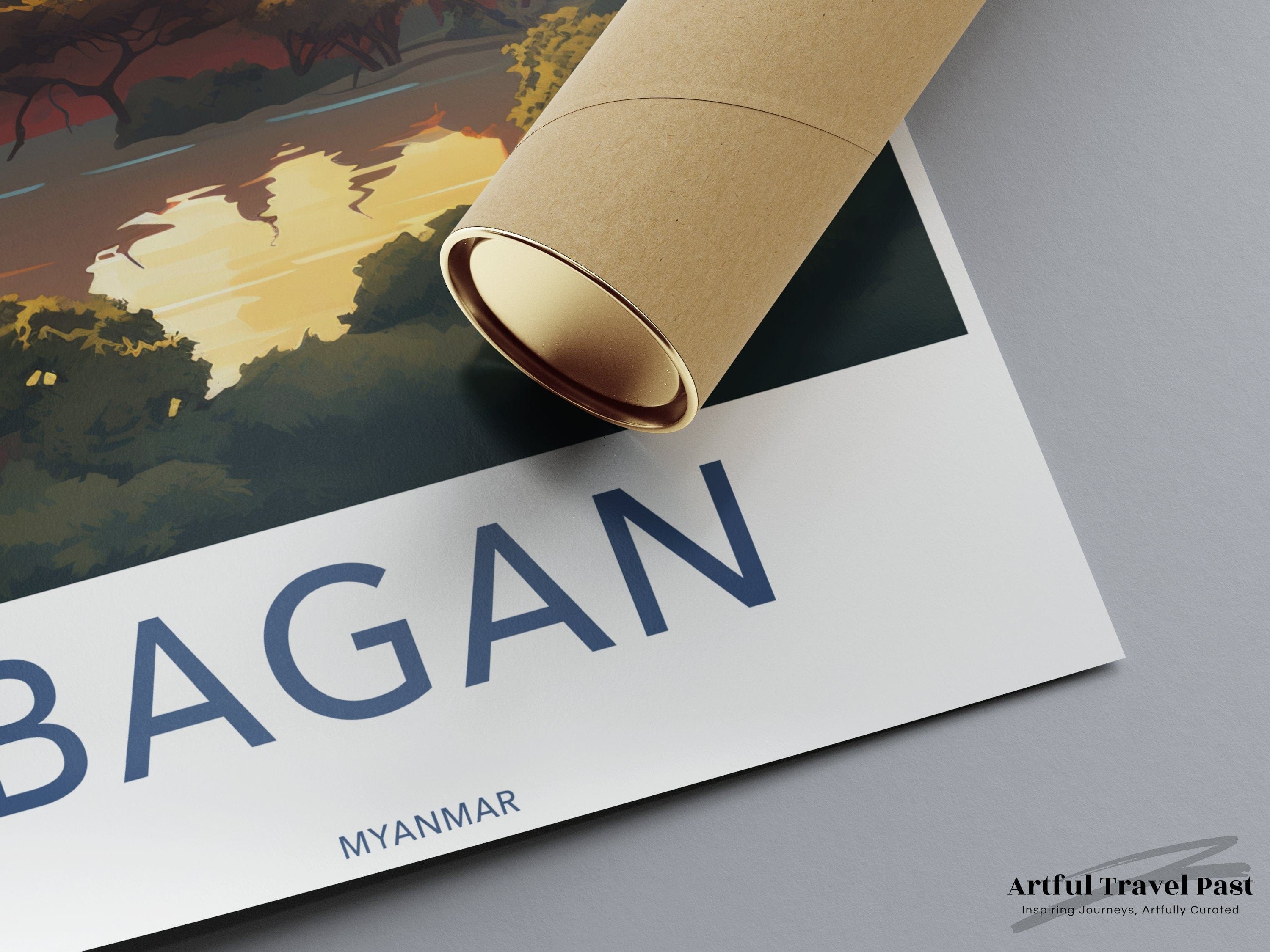 Bagan Poster - Myanmar Wall Art
