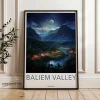 Baliem Valley Poster - Indonesia Wall Art