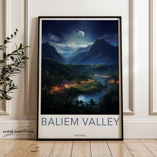 Baliem Valley Poster - Indonesia Wall Art
