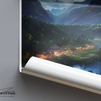 Baliem Valley Poster - Indonesia Wall Art