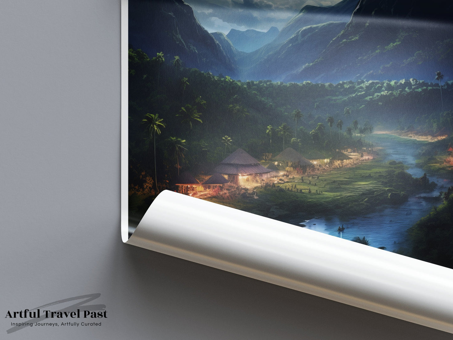 Baliem Valley Poster - Indonesia Wall Art