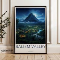 Baliem Valley Poster - Indonesia Wall Art