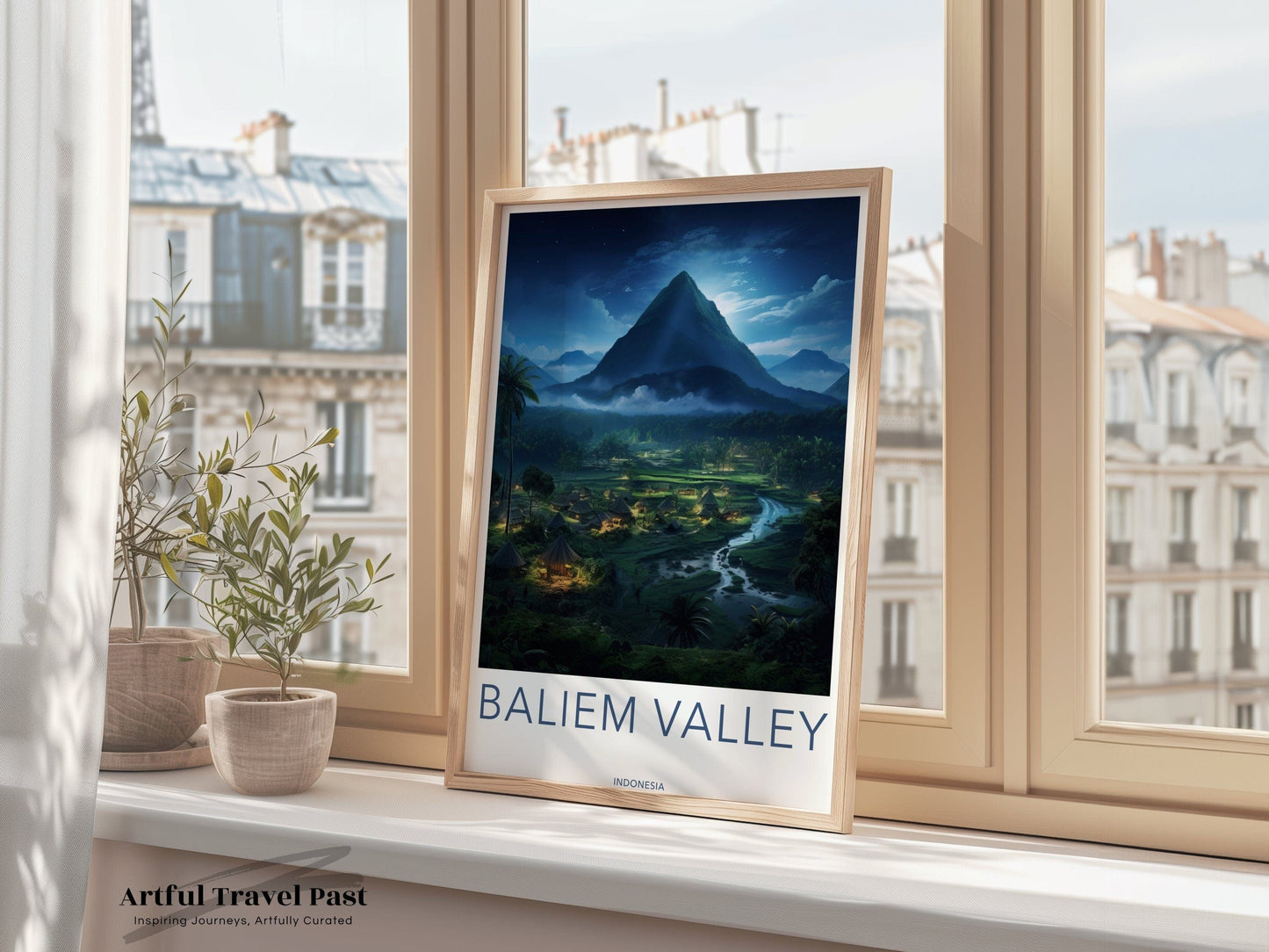 Baliem Valley Poster - Indonesia Wall Art