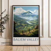 Baliem Valley Poster - Indonesia Wall Art