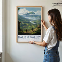 Baliem Valley Poster - Indonesia Wall Art