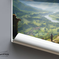 Baliem Valley Poster - Indonesia Wall Art