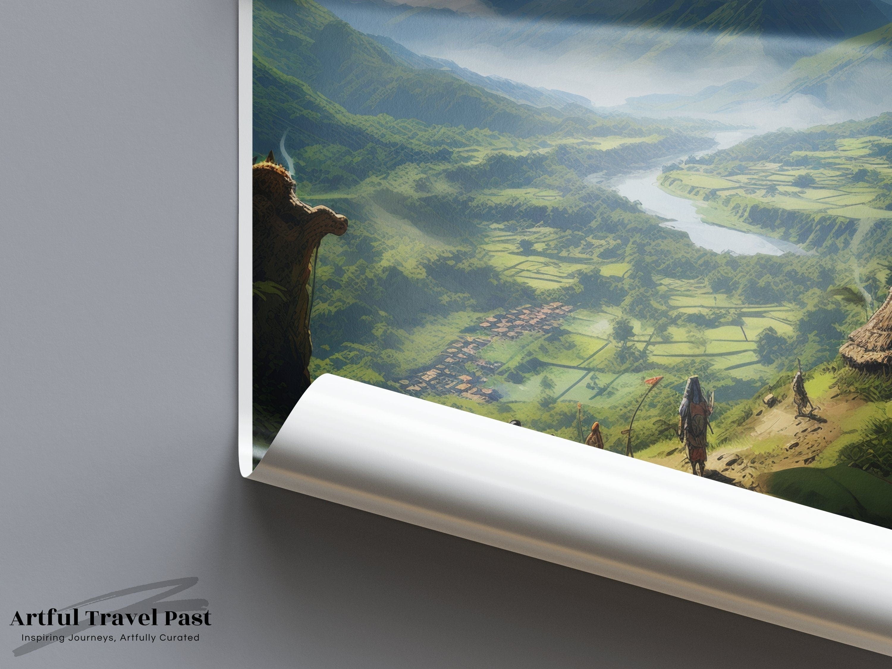 Baliem Valley Poster - Indonesia Wall Art