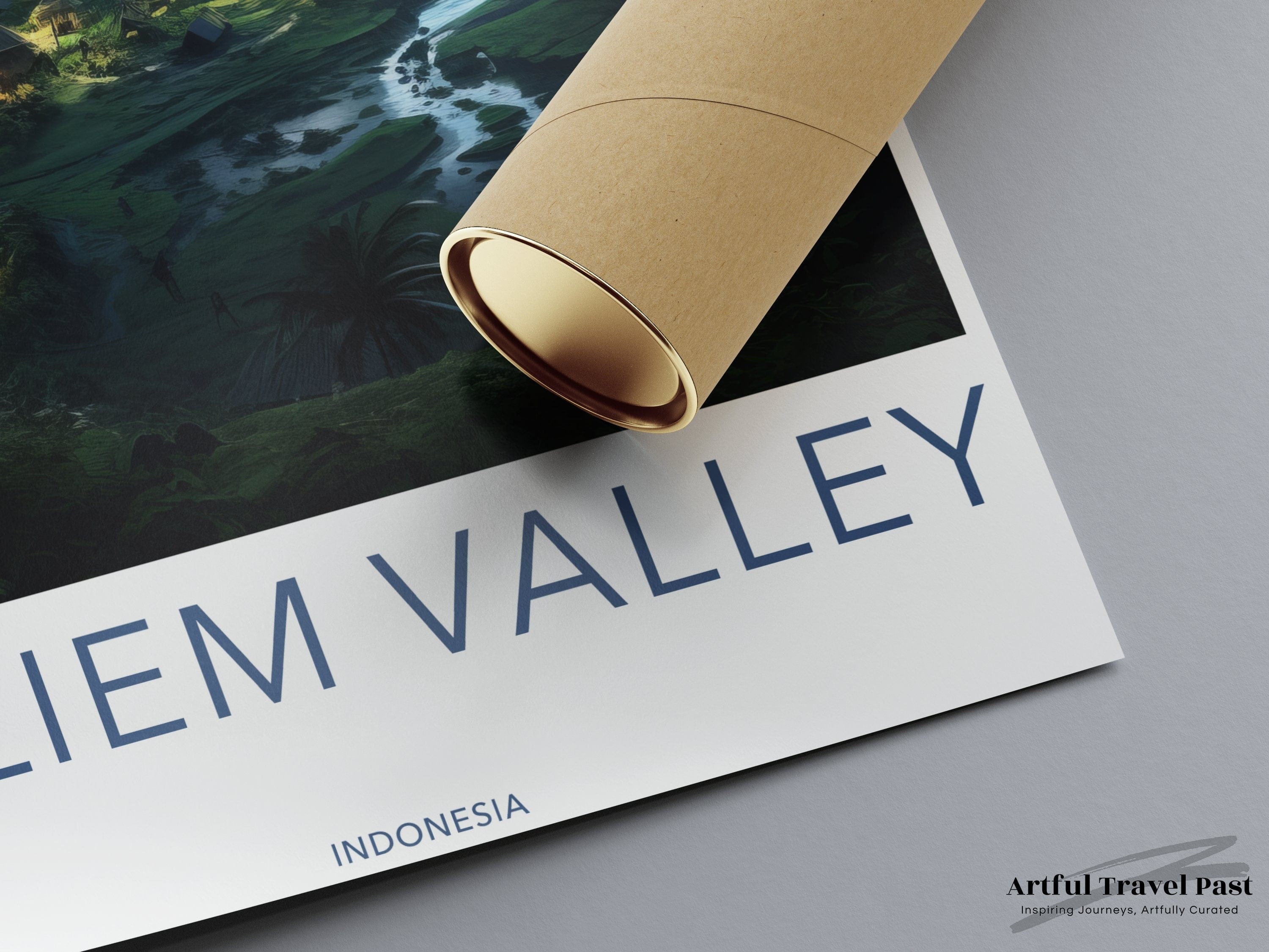 Baliem Valley Poster | Indonesia Wall Art | Asia Decor