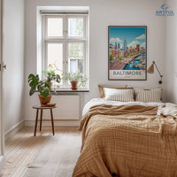 Baltimore Poster - Maryland Wall Art