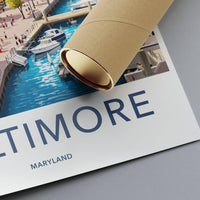 Baltimore Poster - Maryland Wall Art