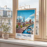 Baltimore Poster - Maryland Wall Art