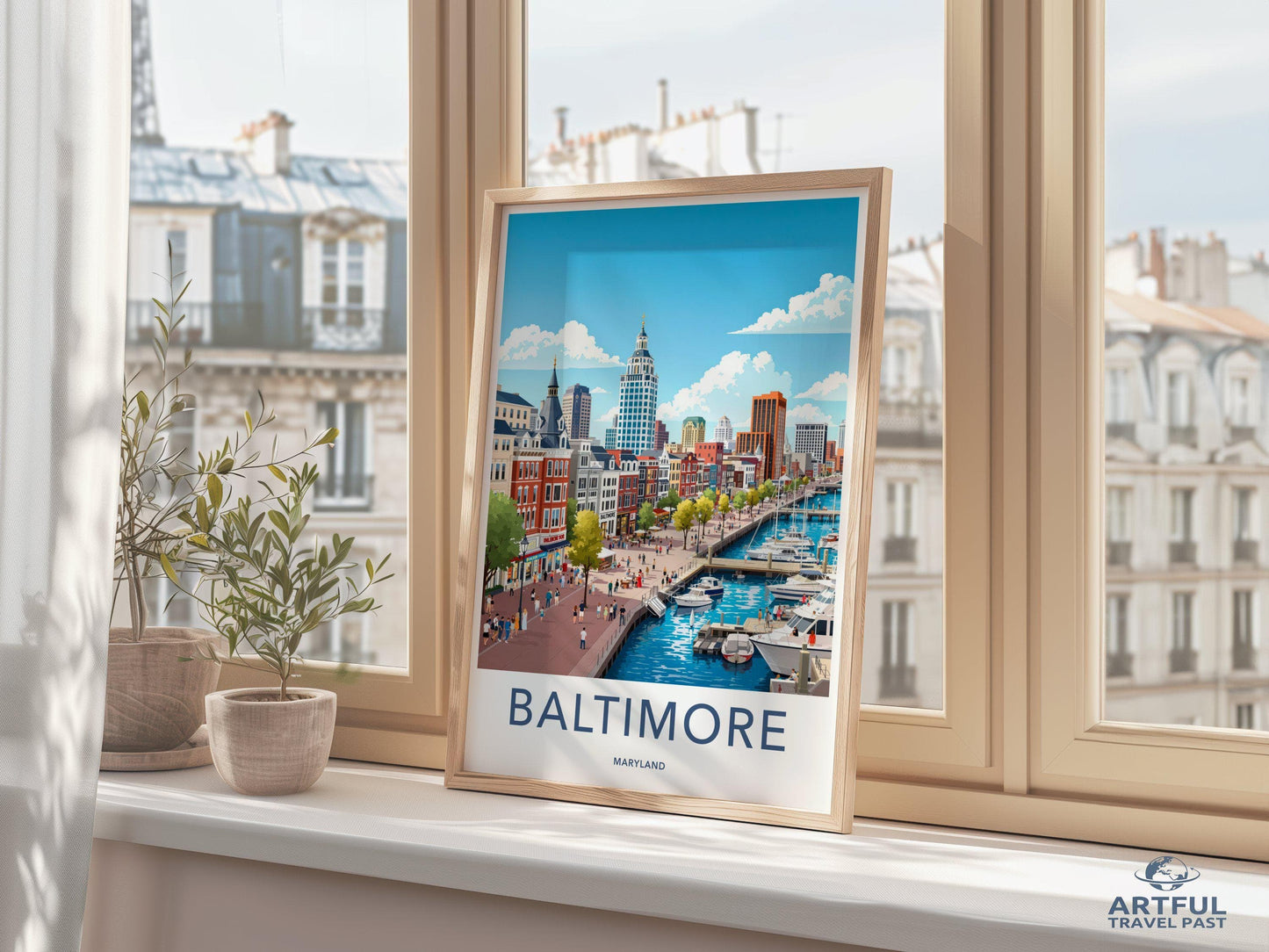 Baltimore Poster - Maryland Wall Art