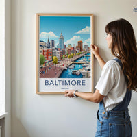 Baltimore Poster - Maryland Wall Art