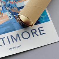 Baltimore Poster - Maryland Wall Art