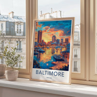 Baltimore Poster - Maryland Wall Art