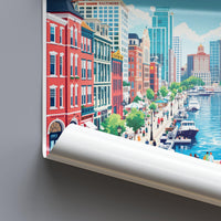 Baltimore Poster - Maryland Wall Art