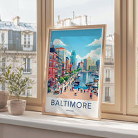 Baltimore Poster - Maryland Wall Art
