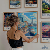 Baltimore Poster | Maryland Wall Art | America Decor