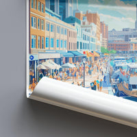 Baltimore Poster | Maryland Wall Art | America Decor