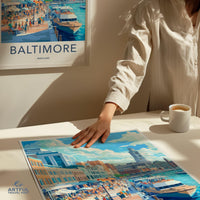 Baltimore Poster | Maryland Wall Art | America Decor