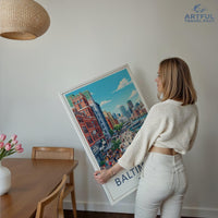 Baltimore Poster | Maryland Wall Art | America Decor