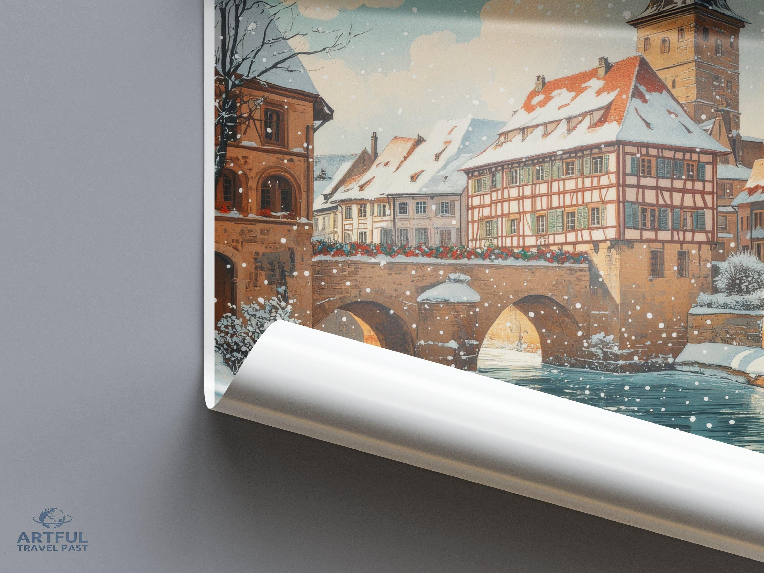 Bamberg Poster | Germany Wall Art | Europe Decor