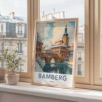 Bamberg Poster | Germany Wall Art | Europe Decor