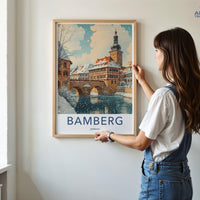 Bamberg Poster | Germany Wall Art | Europe Decor