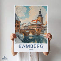 Bamberg Poster | Germany Wall Art | Europe Decor