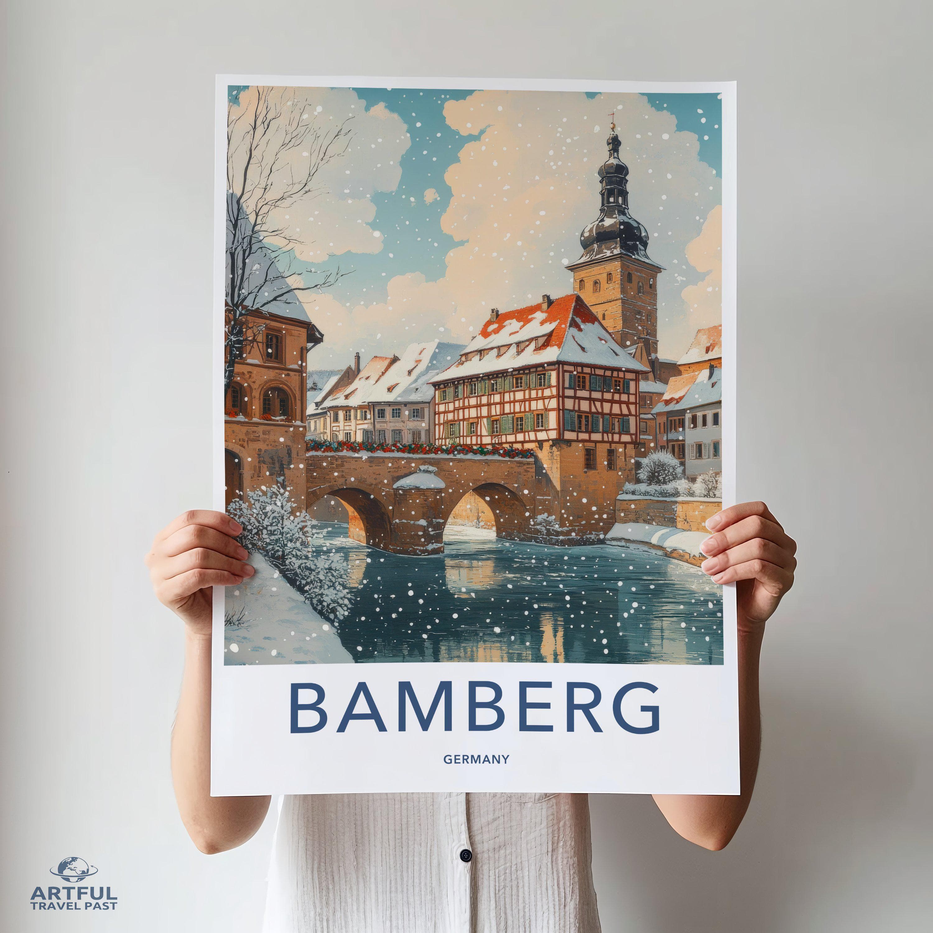 Bamberg Poster | Germany Wall Art | Europe Decor