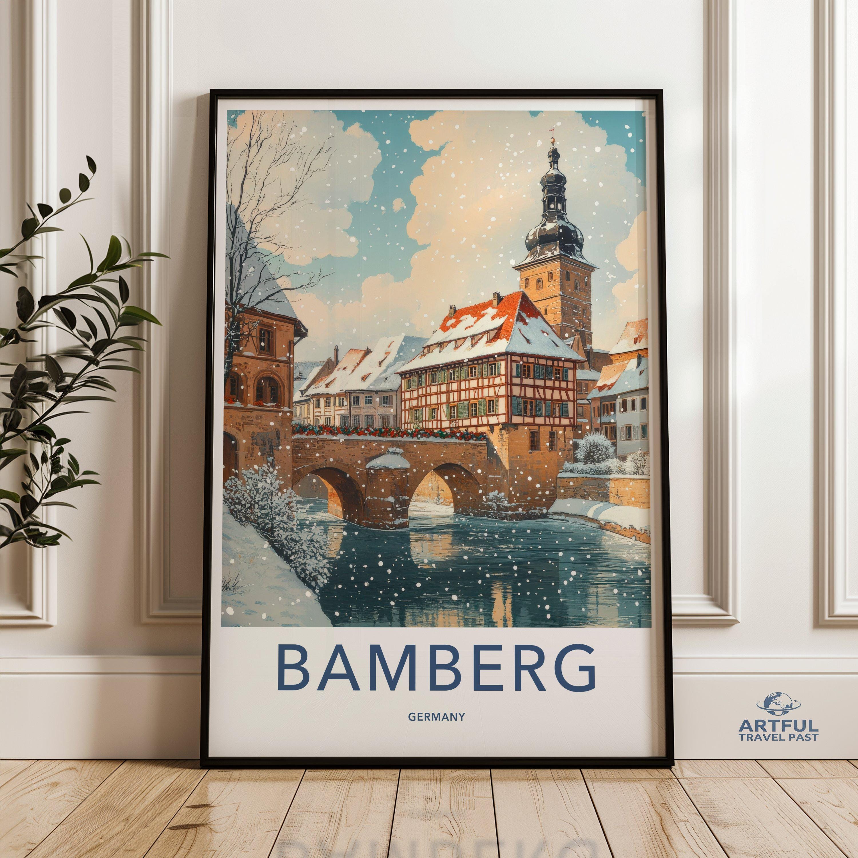 Bamberg Poster | Germany Wall Art | Europe Decor