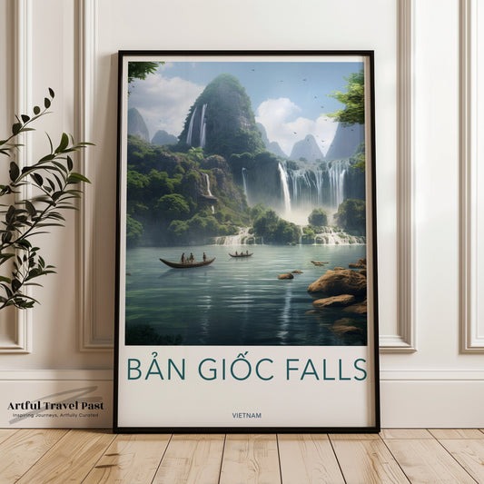 Ban Gioc Falls Poster - Vietnam Wall Art
