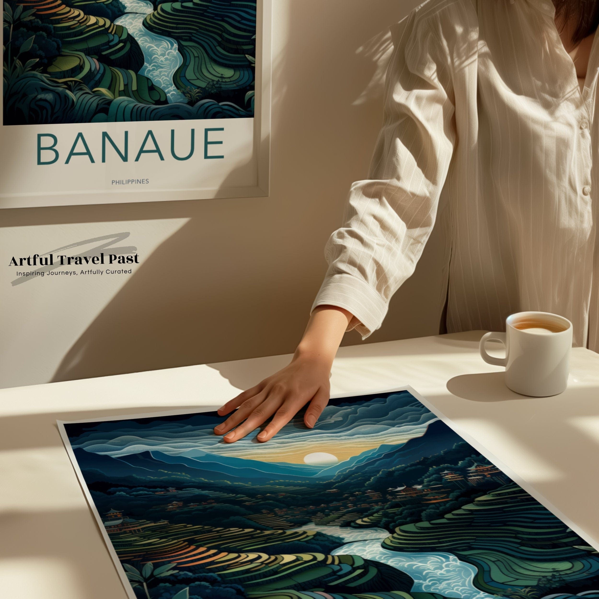 Banaue Poster - Philippines Wall Art