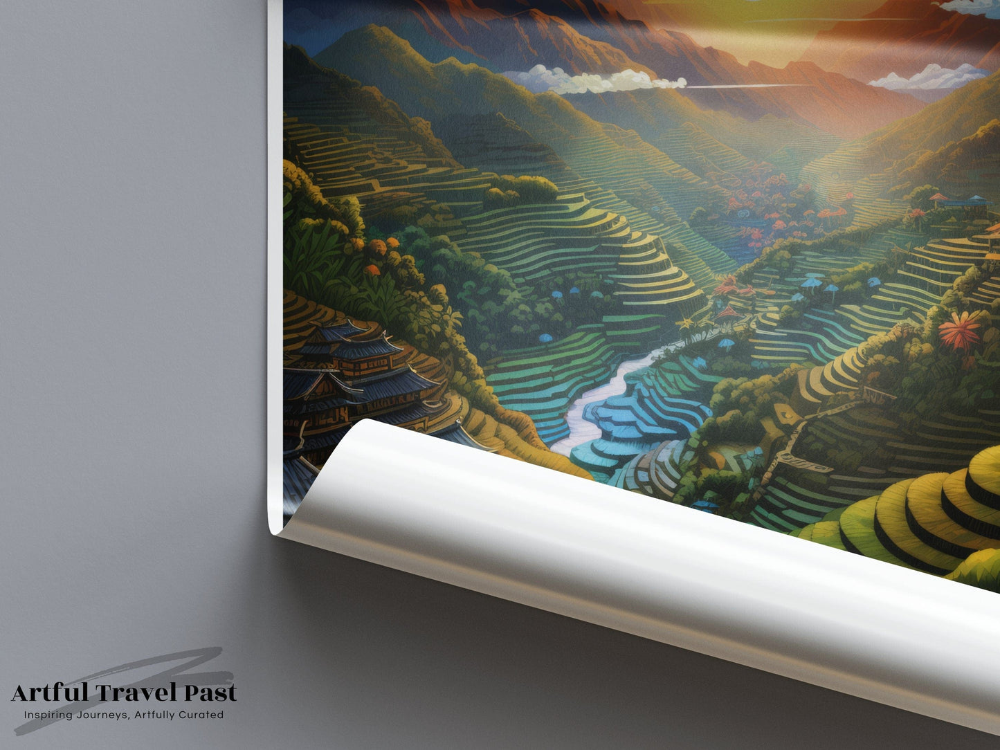 Banaue Poster - Philippines Wall Art