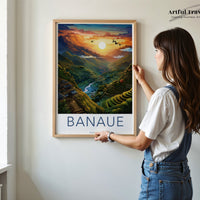 Banaue Poster | Philippines Wall Art | Asia Decor