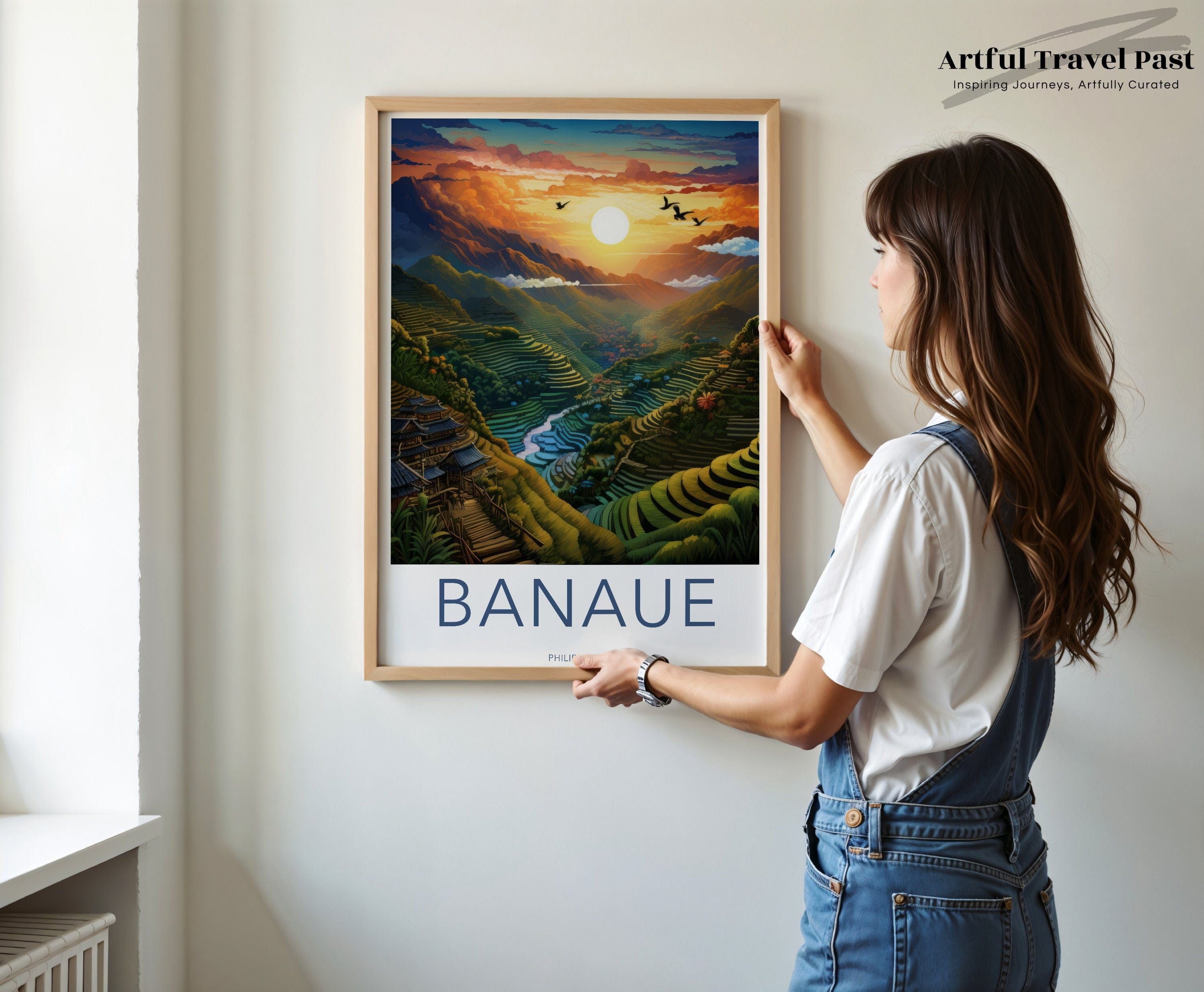 Banaue Poster | Philippines Wall Art | Asia Decor