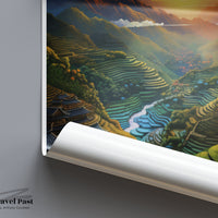 Banaue Poster | Philippines Wall Art | Asia Decor