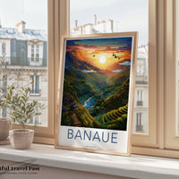 Banaue Poster | Philippines Wall Art | Asia Decor