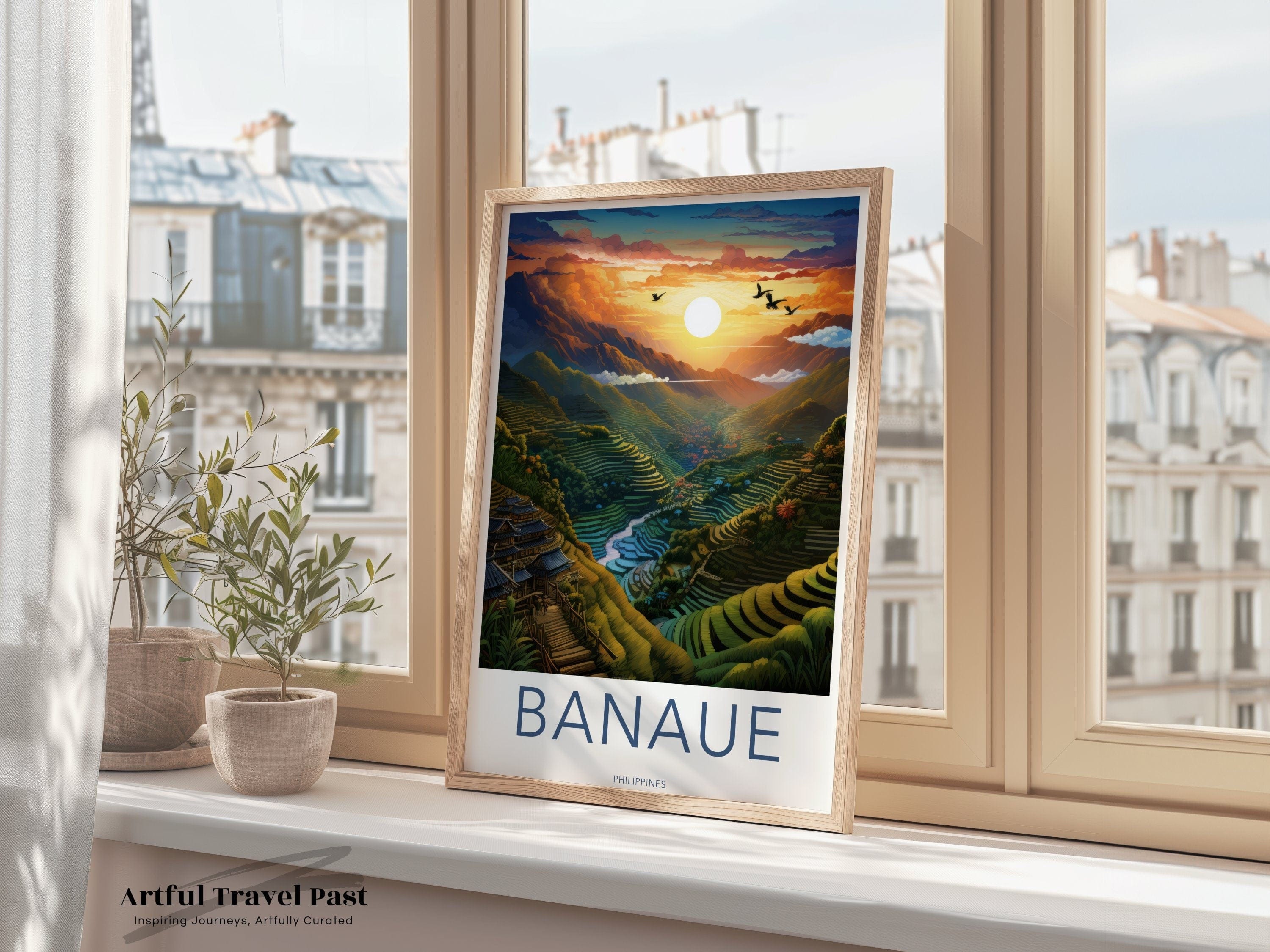 Banaue Poster | Philippines Wall Art | Asia Decor
