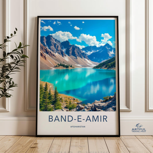 Band-e-Amir Poster - Afghanistan National Park