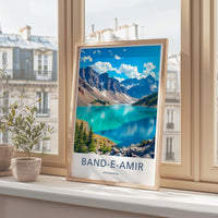 Band-e-Amir Poster - Afghanistan National Park