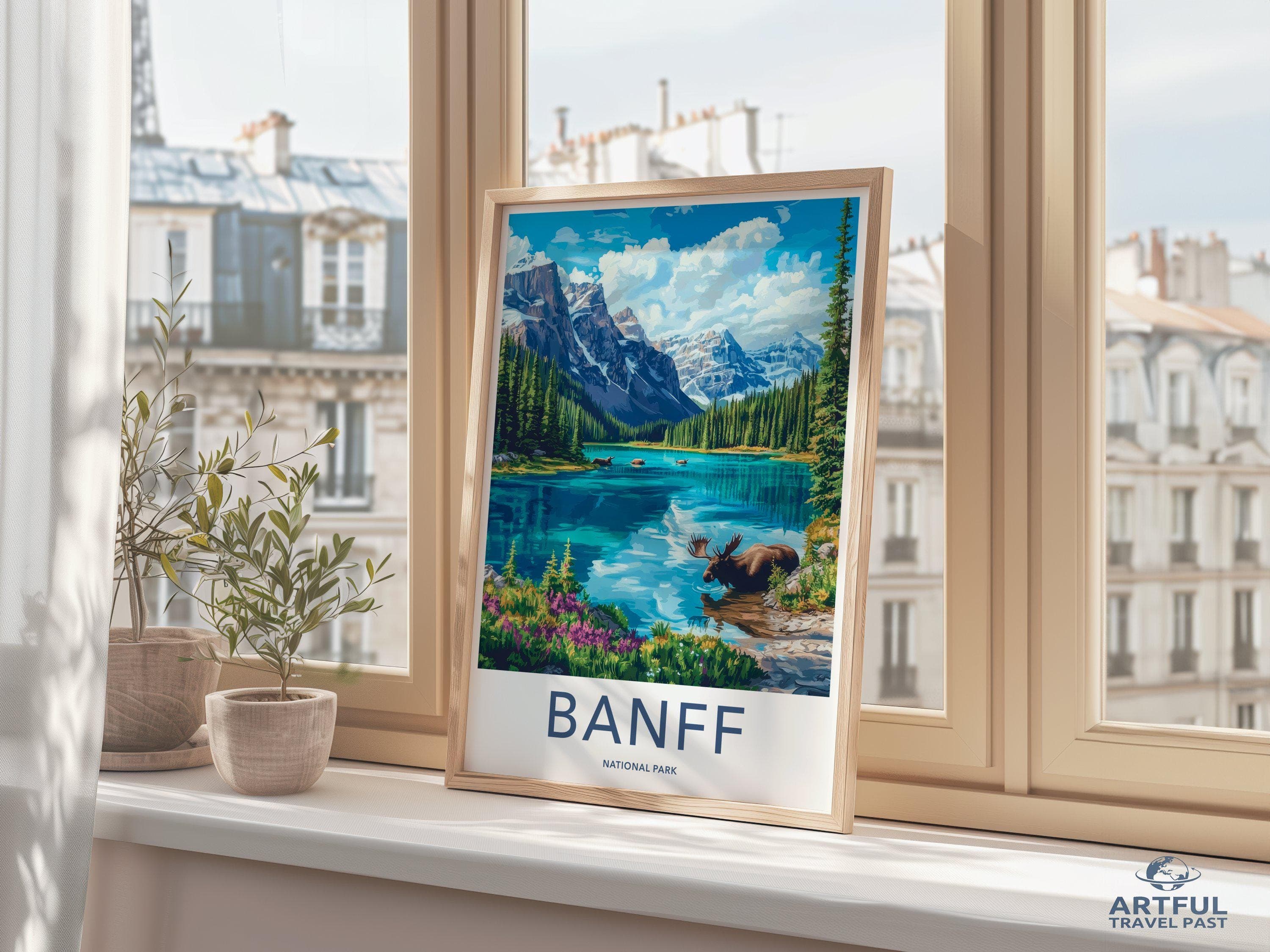 Banff National Park Poster | Alberta Wall Art